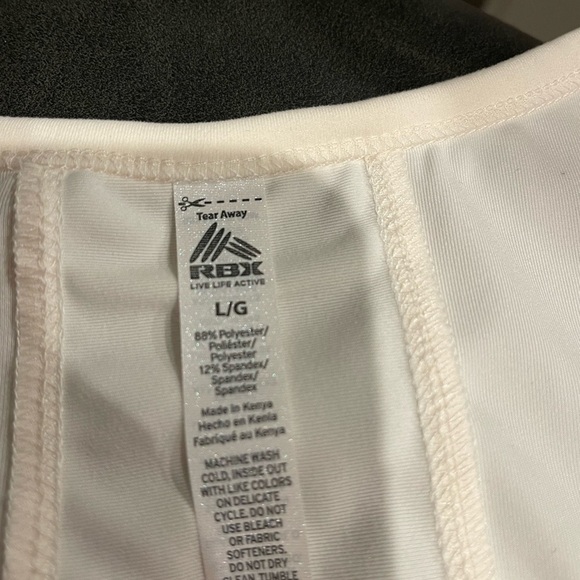 RBX pale, pink workout top large, like new, never worn - Picture 2 of 4